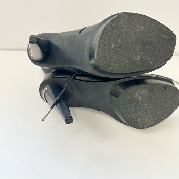 Michael Kors leather St. Marks peep toe booties - Picture 11 of 15